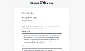 新手如何学习seo步骤|解读：26 个步骤让你的网站做到每天 15,000 个访问量