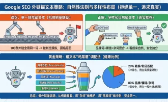 Google SEO 外链锚文本怎么写？如何避免过度优化导致网站被惩罚？