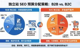 Google SEO 预算怎么花？B2B 和 B2C 做内容营销的投入比例到底差多少？
