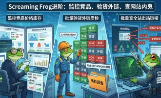 Screaming Frog 进阶教程：不仅能查 404，还能偷偷监控竞品价格与库存？